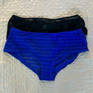 H&M (2) pair Boy Short Panties - New without Tags
